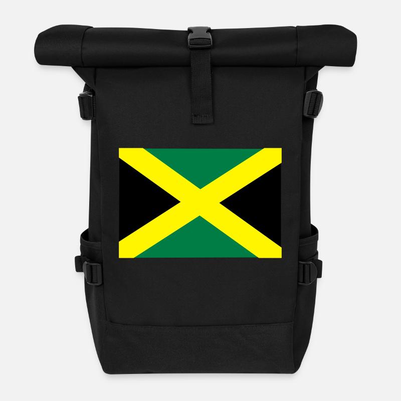 Jamaica - Roll Top Backpack - black