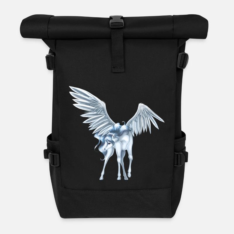 Pegasus 9 - Rolltop Rucksack - Schwarz