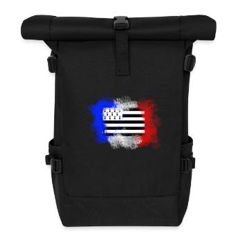 France Bretagne - Sac à dos roll top - noir - Devant
