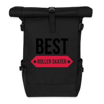 Roller Skating / Skater / Sport / Rollschuhlaufen - Sac à dos roll top - noir - Devant