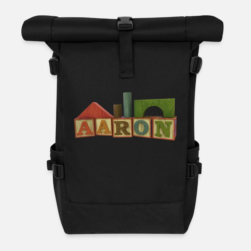 Aaron - Rolltop Rucksack - Schwarz