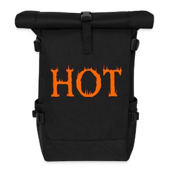 Chaud - Sac à dos roll top - noir - Devant