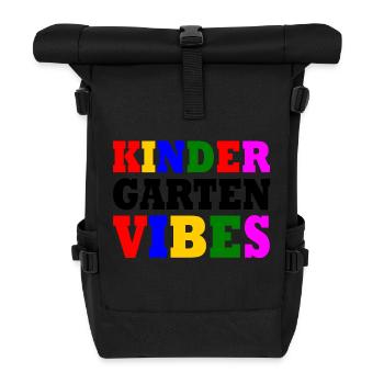 kindergarten vibes - Sac à dos roll top - noir - Devant