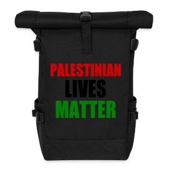 Palestinian lives matter - Roll Top Backpack - black - Front