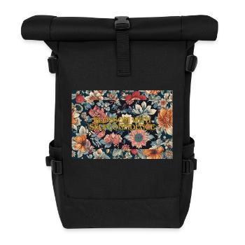 Confiance en soi - Sac à dos roll top - noir - Devant