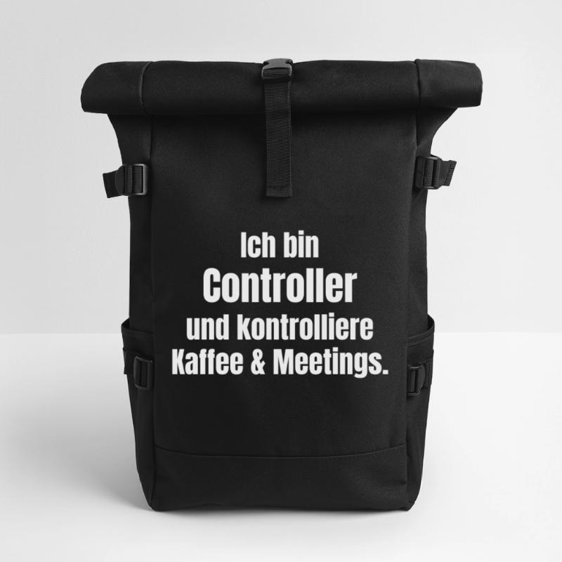 I'm a controller Roll Top Backpack