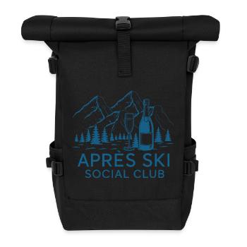 Après Ski Social Club - Roll Top Backpack - black - Front