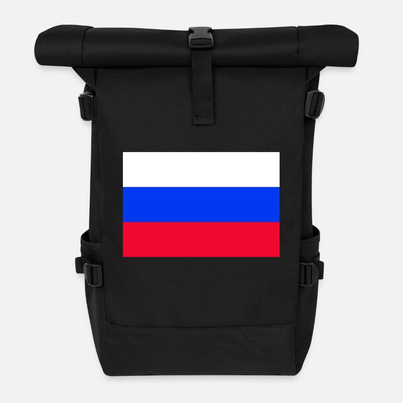 Russie - Sac à dos roll top - noir