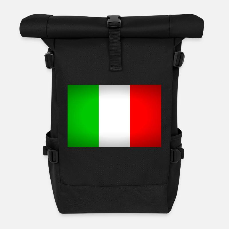 italien italy - Rolltop Rucksack - Schwarz