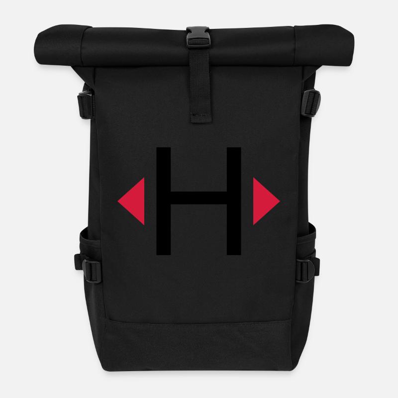 Elb H dinghy - Roll Top Backpack - black