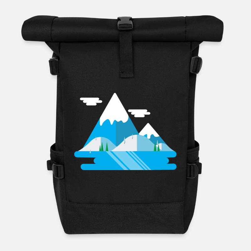 berg - Rolltop Rucksack - Schwarz