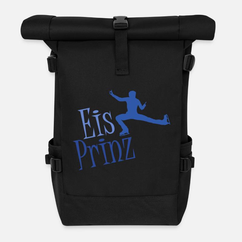 Eisprinz - Rolltop Rucksack - Schwarz