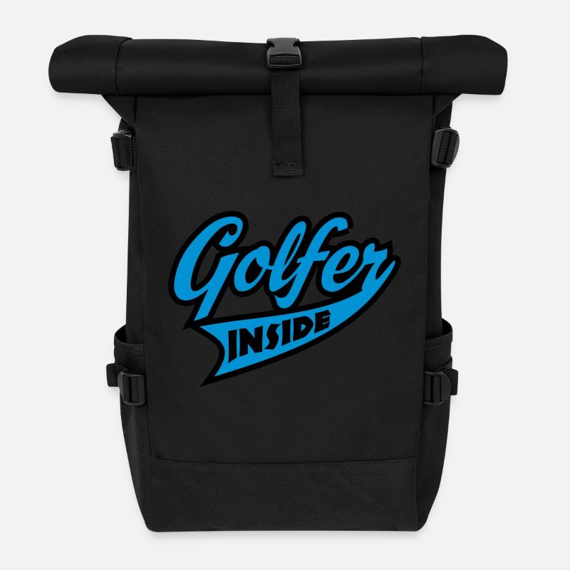Golf - Rolltop Rucksack - Schwarz