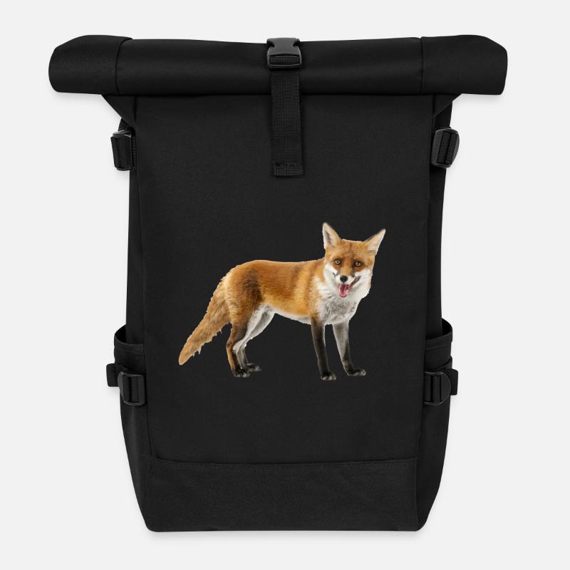 Renard - Sac à dos roll top - noir