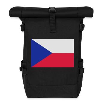 czech_republic - Rolltop Rucksack - Schwarz - Vorne