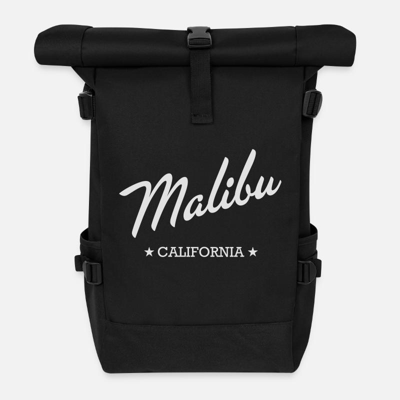 Malibu - Sac à dos roll top - noir