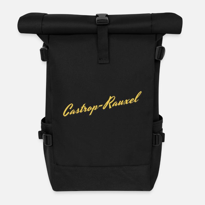 Castrop-Rauxel - Rolltop Rucksack - Schwarz