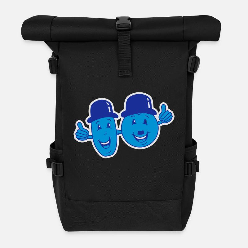Best Friends - Rolltop Rucksack - Schwarz