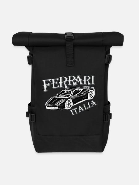 Ferrari Italia - Rolltop Rucksack - Schwarz