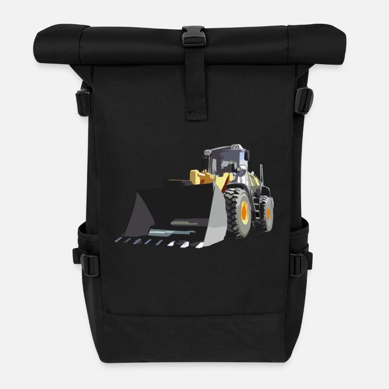 Chargeurs sur roues - Sac à dos roll top - noir