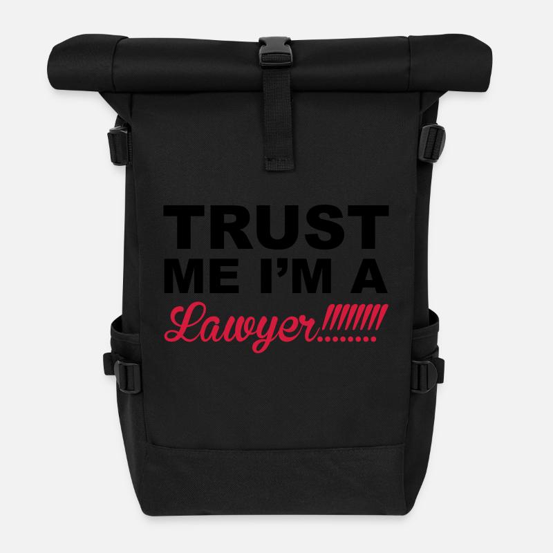 Lawyer - Rolltop Rucksack - Schwarz