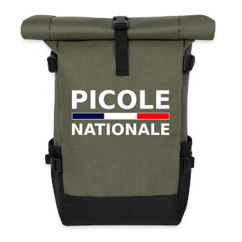 picole nationale - Sac à dos roll top - olive/noir - Devant