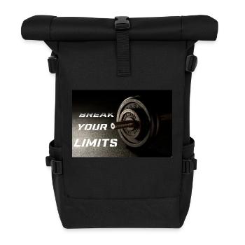 Fitness - Roll Top Backpack - black - Front