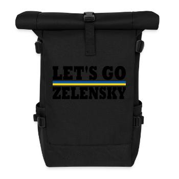 LETS GO ZELENSKY - Roll Top Backpack - black - Front
