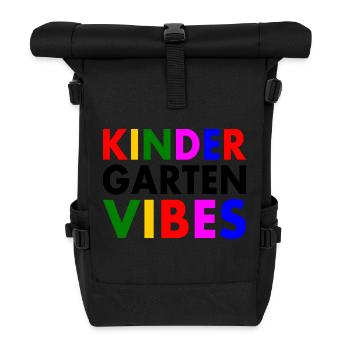 kindergarten vibes - Sac à dos roll top - noir - Devant
