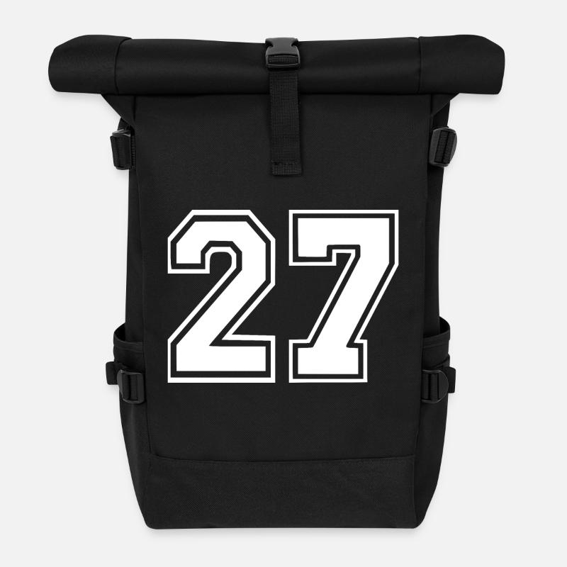 27 - Rolltop Rucksack - Schwarz