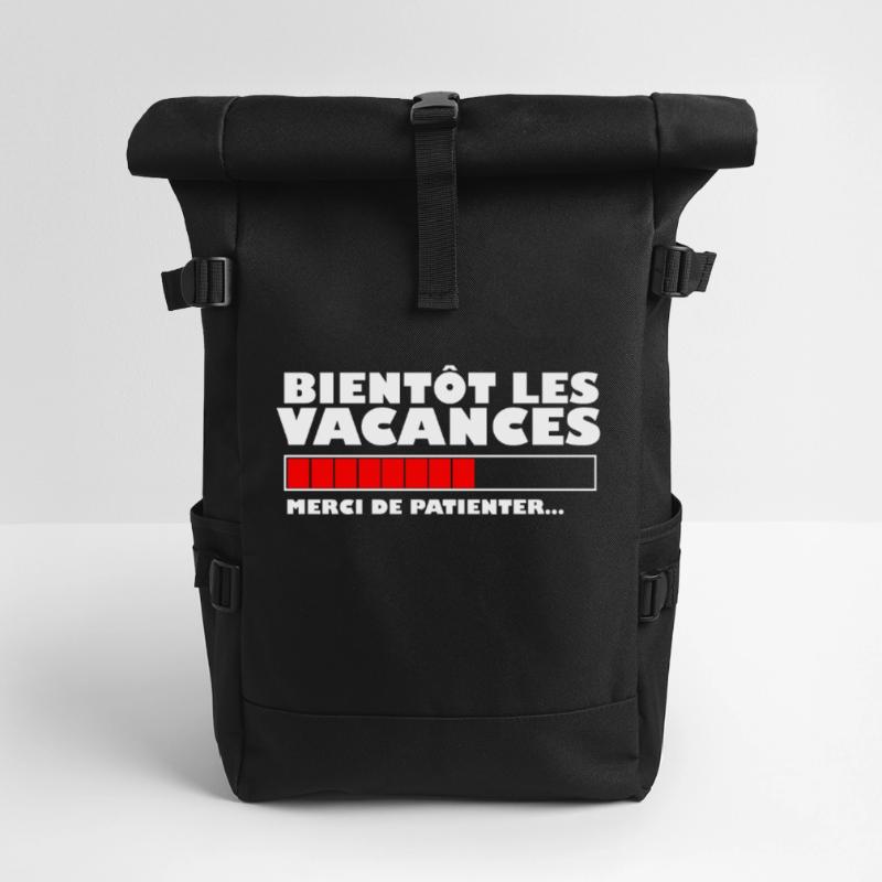 Bientôt les vacances Sac à dos roll top