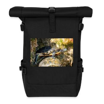 Gelbbauch-Slider Trachemys scripta scripta - Rolltop Rucksack - Schwarz - Vorne