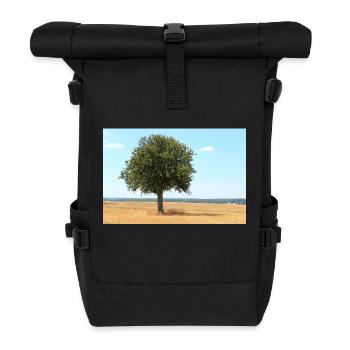 Baum, Umwelt, Natur - Rolltop Rucksack - Schwarz - Vorne