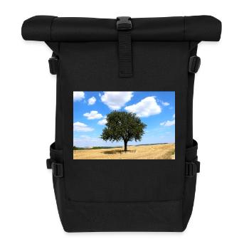 Baum, Umwelt, Natur - Rolltop Rucksack - Schwarz - Vorne