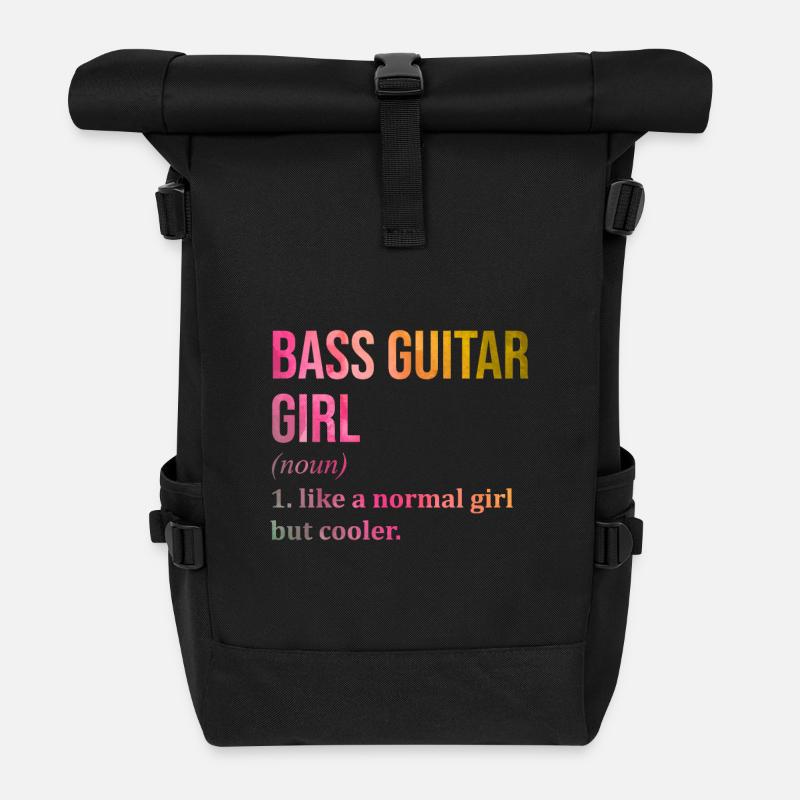 Bass - Rolltop Rucksack - Schwarz