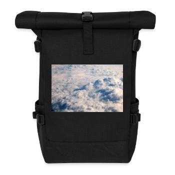Cloud Formations and the alps near the Zugspitze - Roll Top Backpack - black - Front