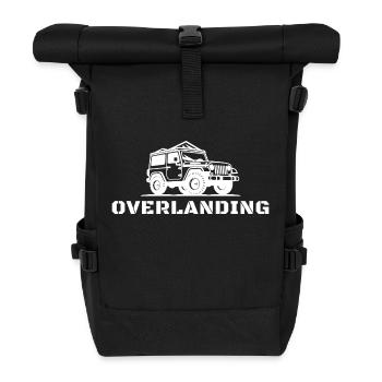 Overlanding Zubehör, Overlanding Gear, Offroad - Rolltop Rucksack - Schwarz - Vorne