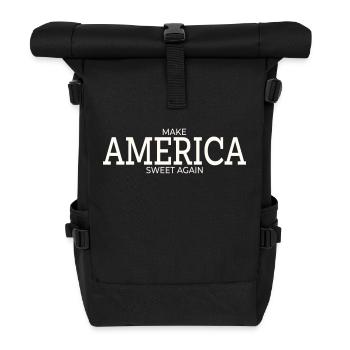 RENDRE L’AMÉRIQUE DOUCE À NOUVEAU - Sac à dos roll top - noir - Devant