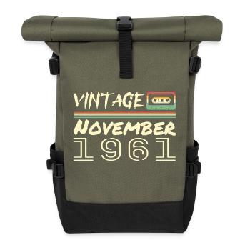 Légendaire Depuis Novembre 1961 - November 1961 - Sac à dos roll top - olive/noir - Devant