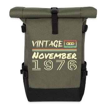 Legendary Since November 1976 - November 1976 - Roll Top Backpack - olive/black - Front