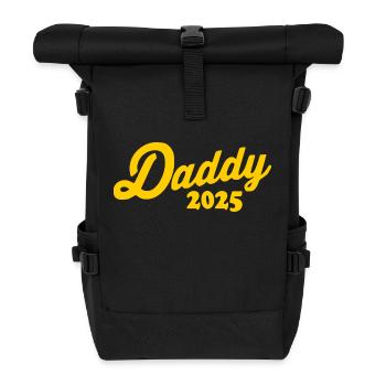 Daddy 2025 - Rolltop Rucksack - Schwarz - Vorne