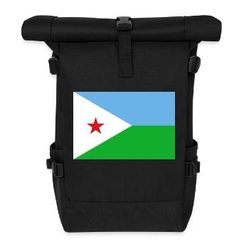 Djibouti - Roll Top Backpack - black - Front