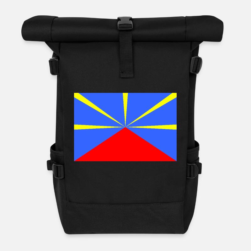 Réunion - Sac à dos roll top - noir