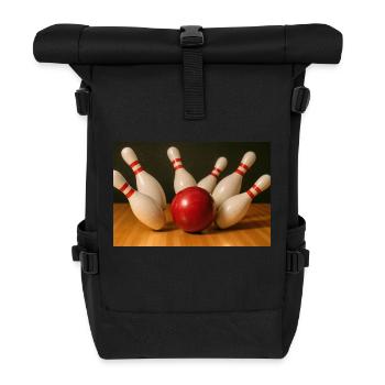 Bowling - Roll Top Backpack - black - Front