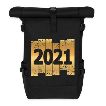 2021 - Rolltop Rucksack - Schwarz - Vorne