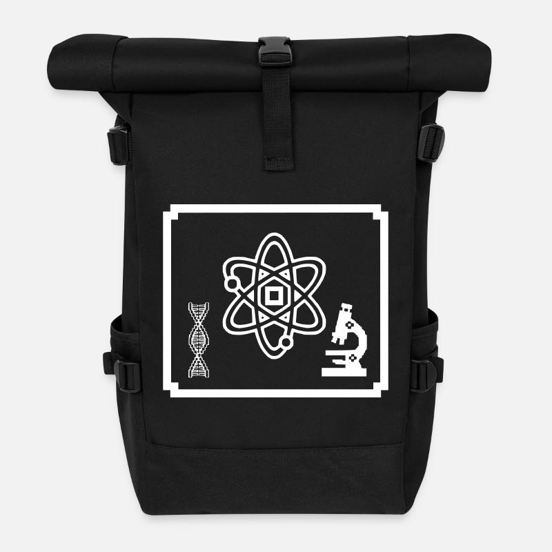 Laboratory Monitor Pixel Science - Roll Top Backpack - black