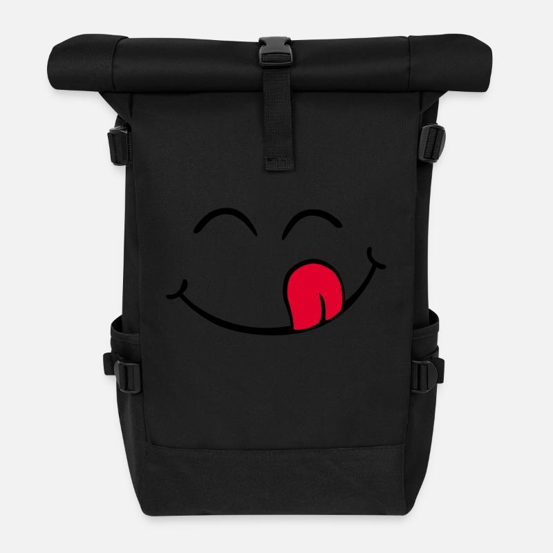Delicious - Sac à dos roll top - noir