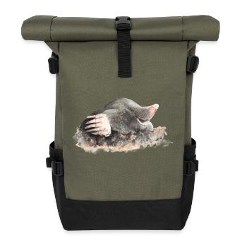 Maulwurf - Rolltop Rucksack - Olive/Schwarz - Vorne