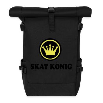 Skat - Rolltop Rucksack - Schwarz - Vorne