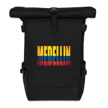 Kolumbien Medellín - Rolltop Rucksack - Schwarz - Vorne